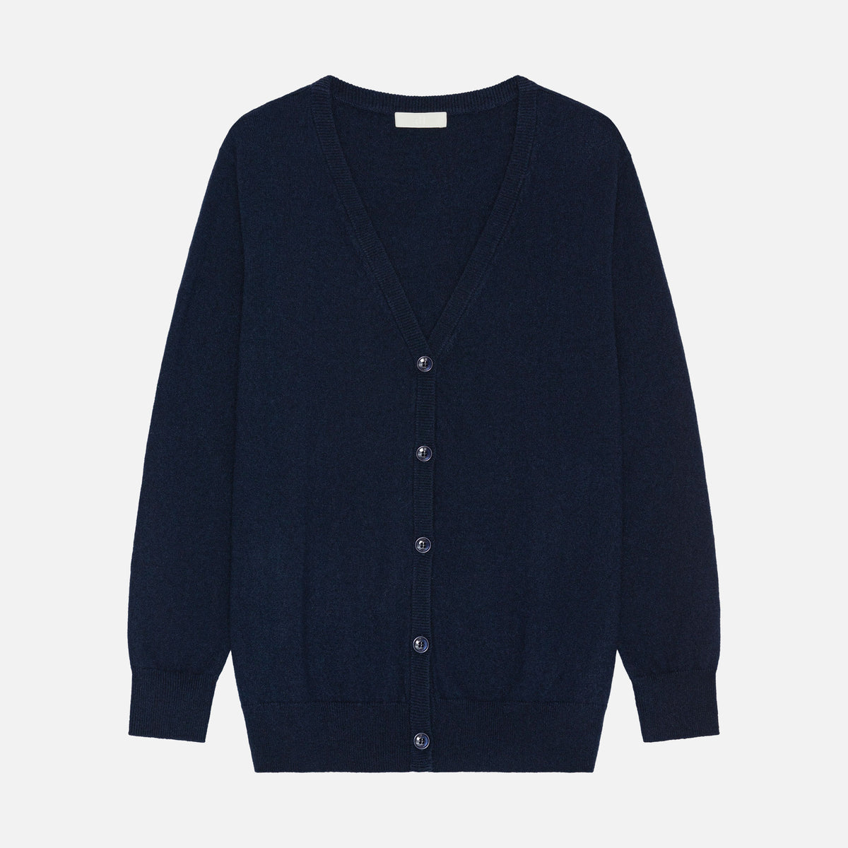Theo Cashmere Cardigan Navy