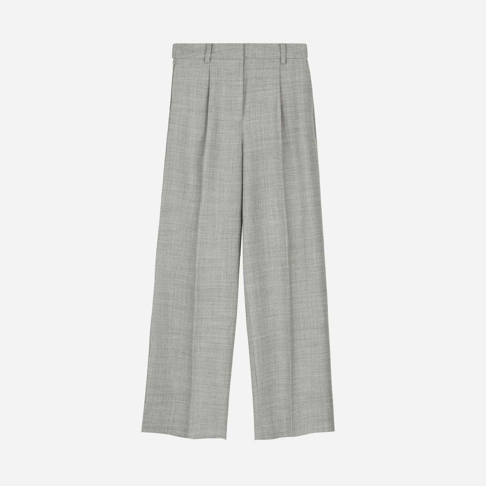 Thom Trousers Light Grey Melange