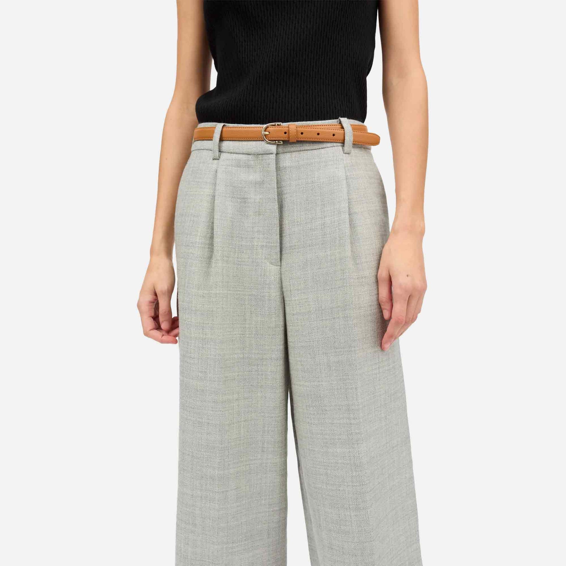 Thom Trousers Light Grey Melange