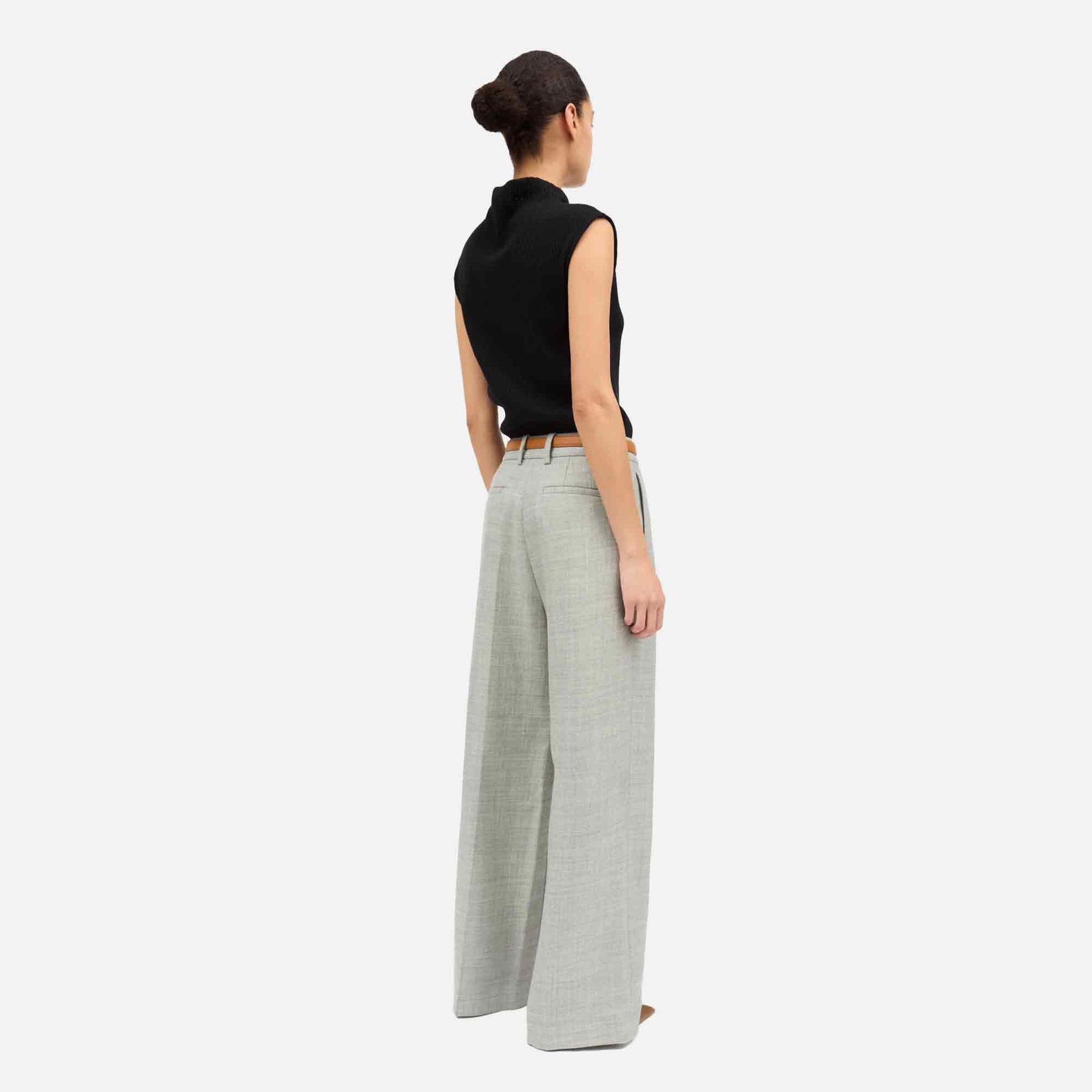 Thom Trousers Light Grey Melange