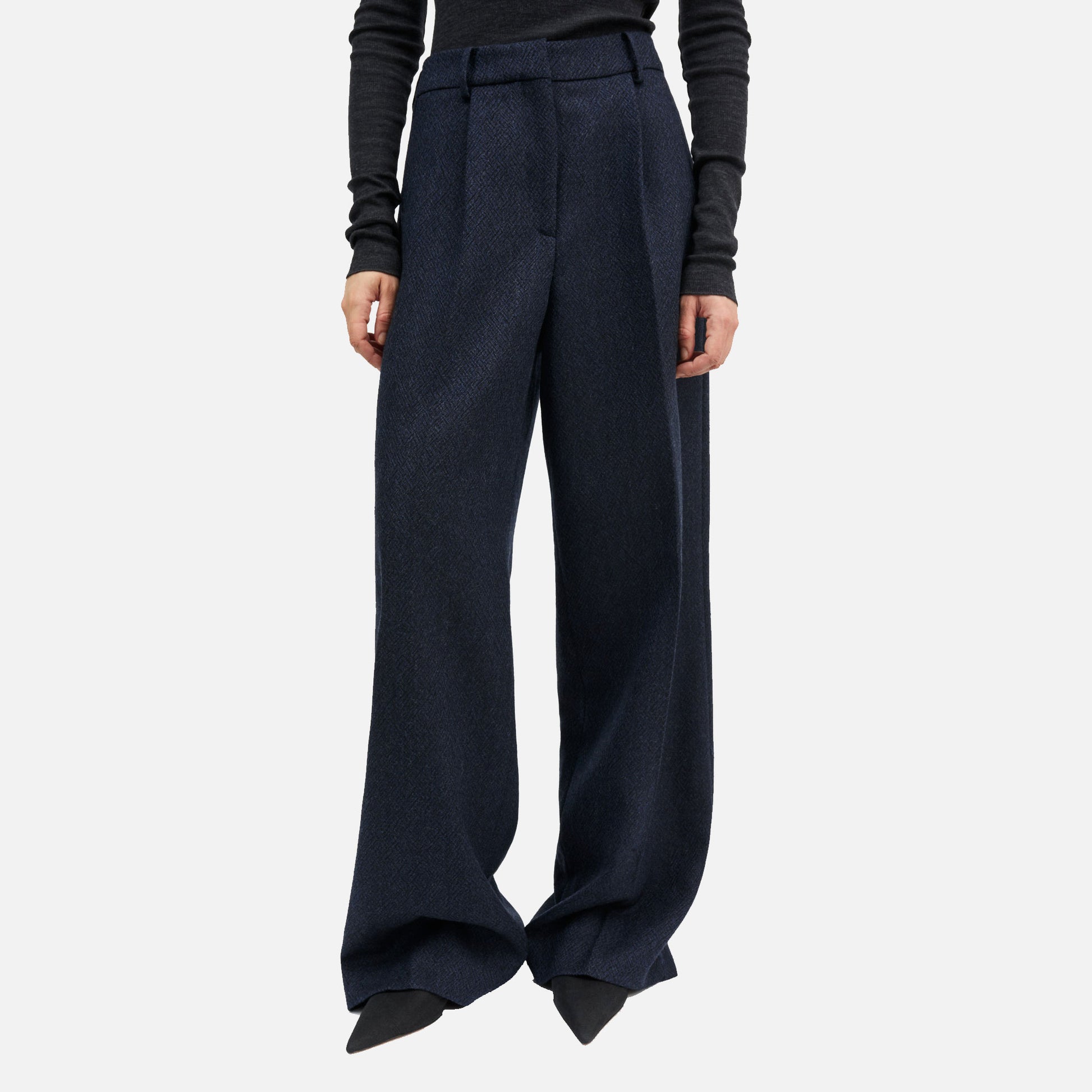 Thom Trousers Navy/Black