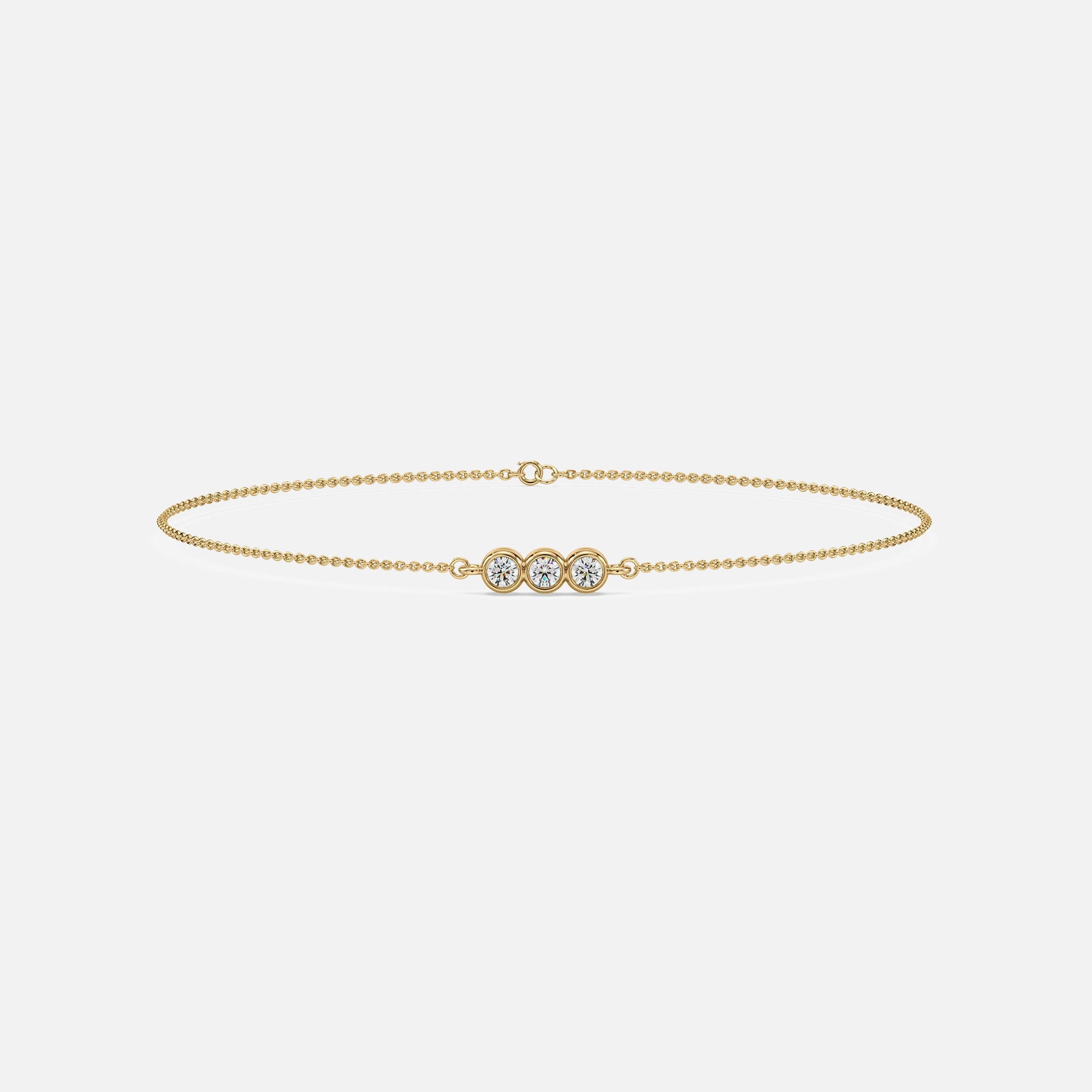 Three Diamond Bracelet
