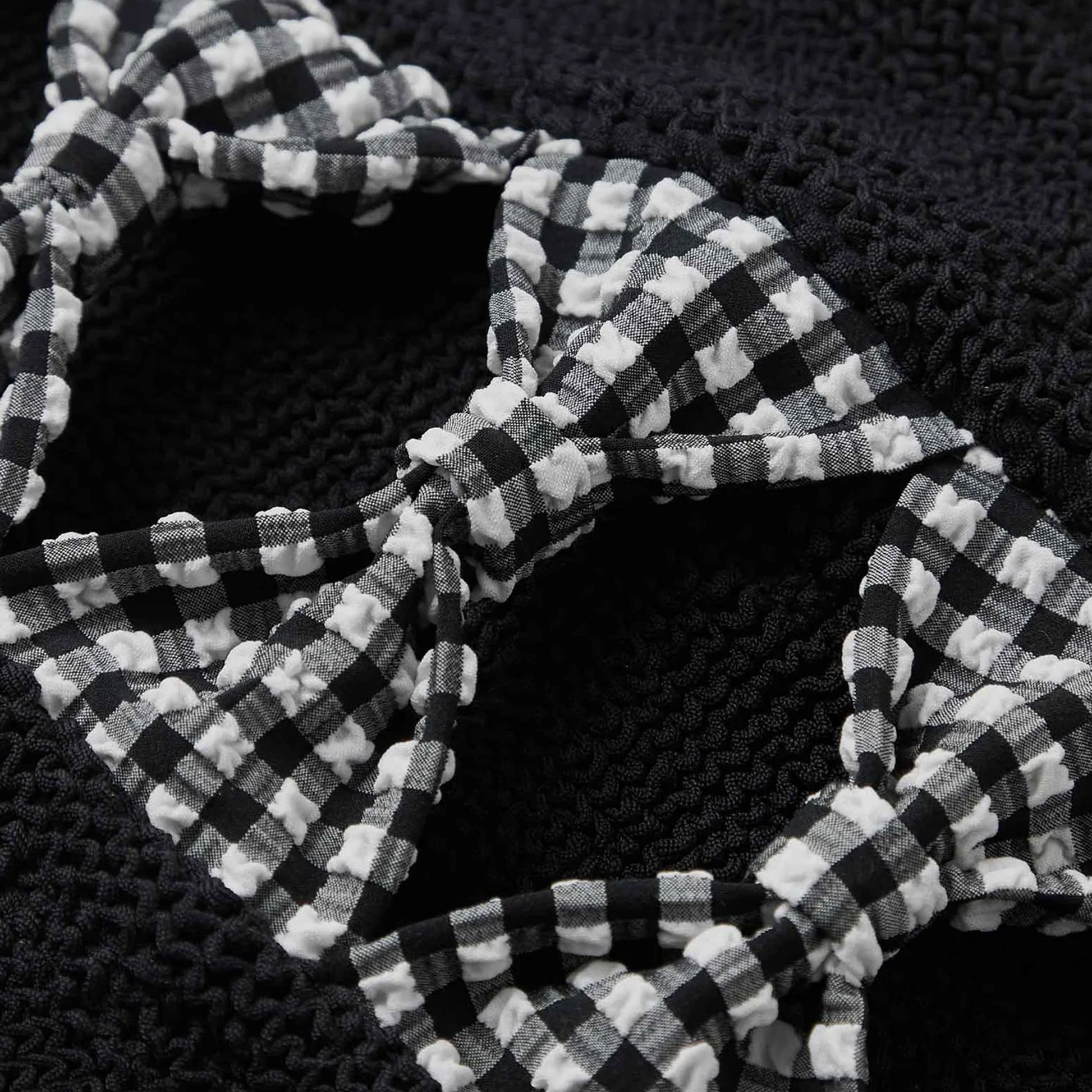 Tiffany Swim Black Gingham