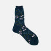 Tiny Flowers Socks Green