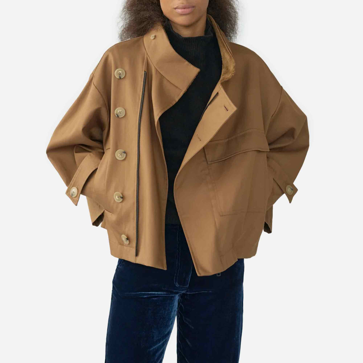Water Resistant Jacket Tobacco