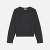 Toby Cashmere V-Neck Charcoal Grey