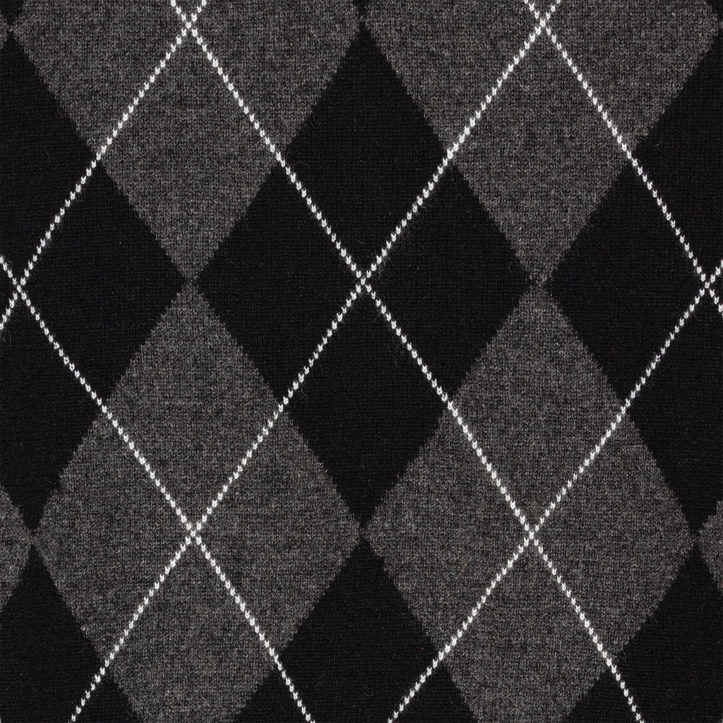 Toby Cashmere V-Neck Diamond Black
