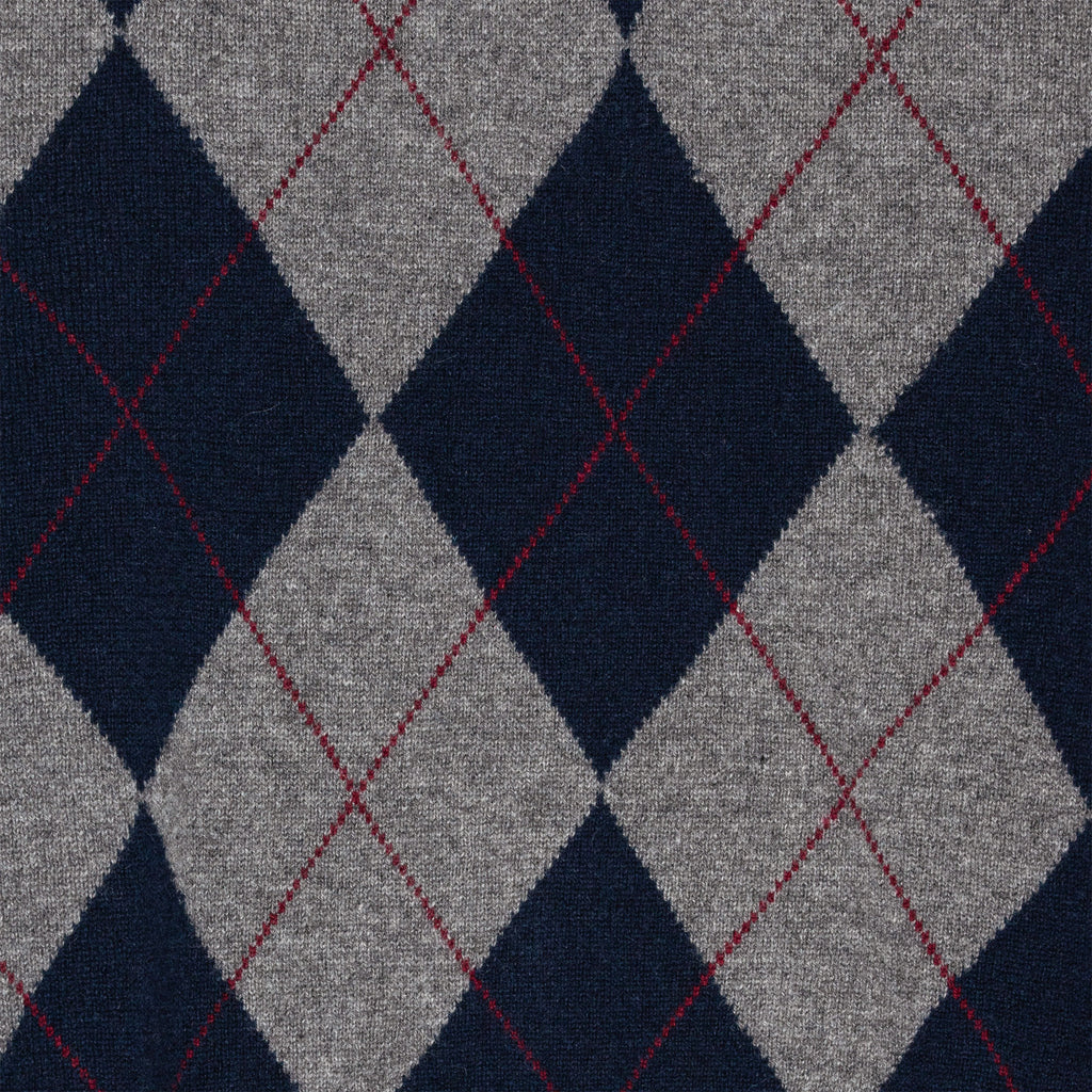 Toby Cashmere V-Neck Diamond Navy