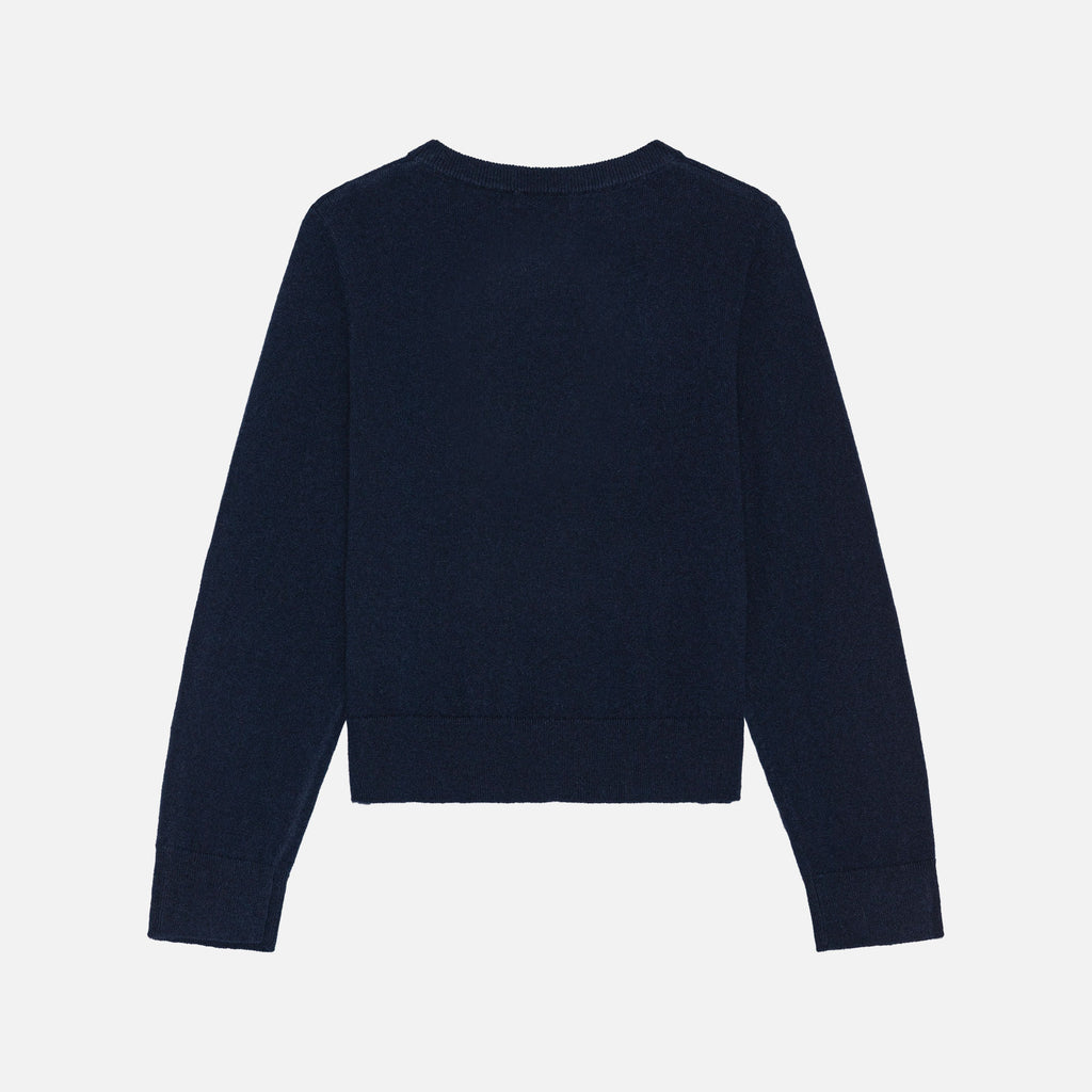 Toby Cashmere V-Neck Navy