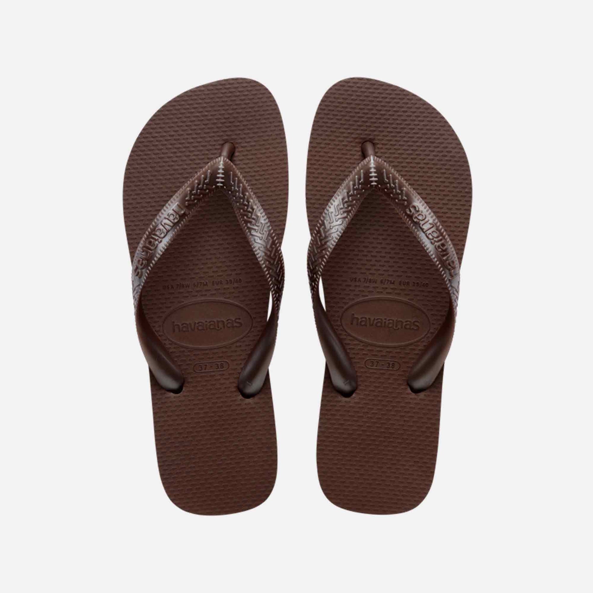 Top Tiras Flip-Flops Dark Brown