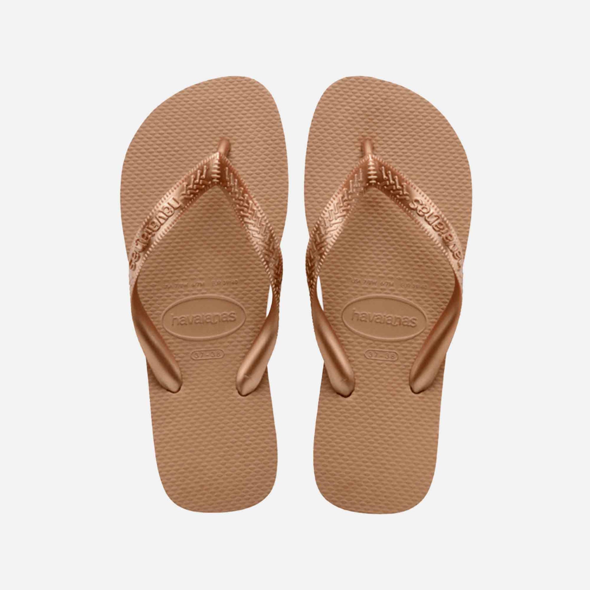 Top Tiras Flip-Flops Rose Gold