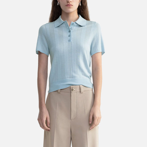 Tosca Merino Blouse Ice Blue