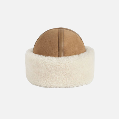 Shearling Winter Hat Biscuit