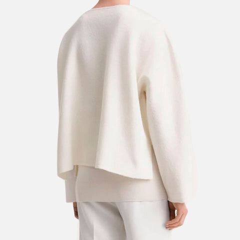 Felted Merino Knit Off-white