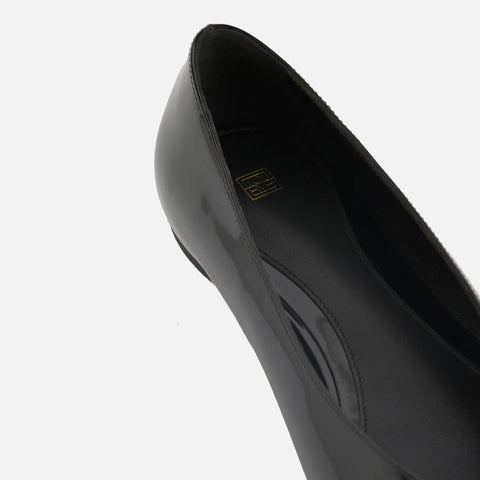 The Patent Asymmetric Ballerina Black