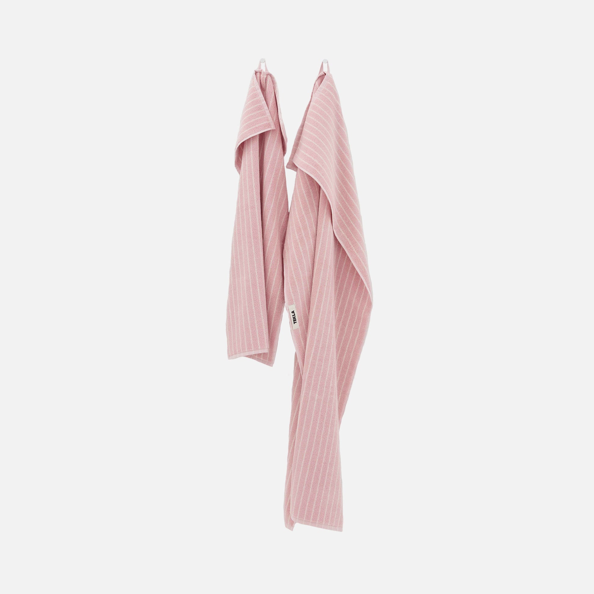 Bath Towel Shaded Pink Stripes