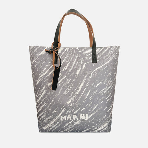 Tribeca Shopping Bag Antique Silver