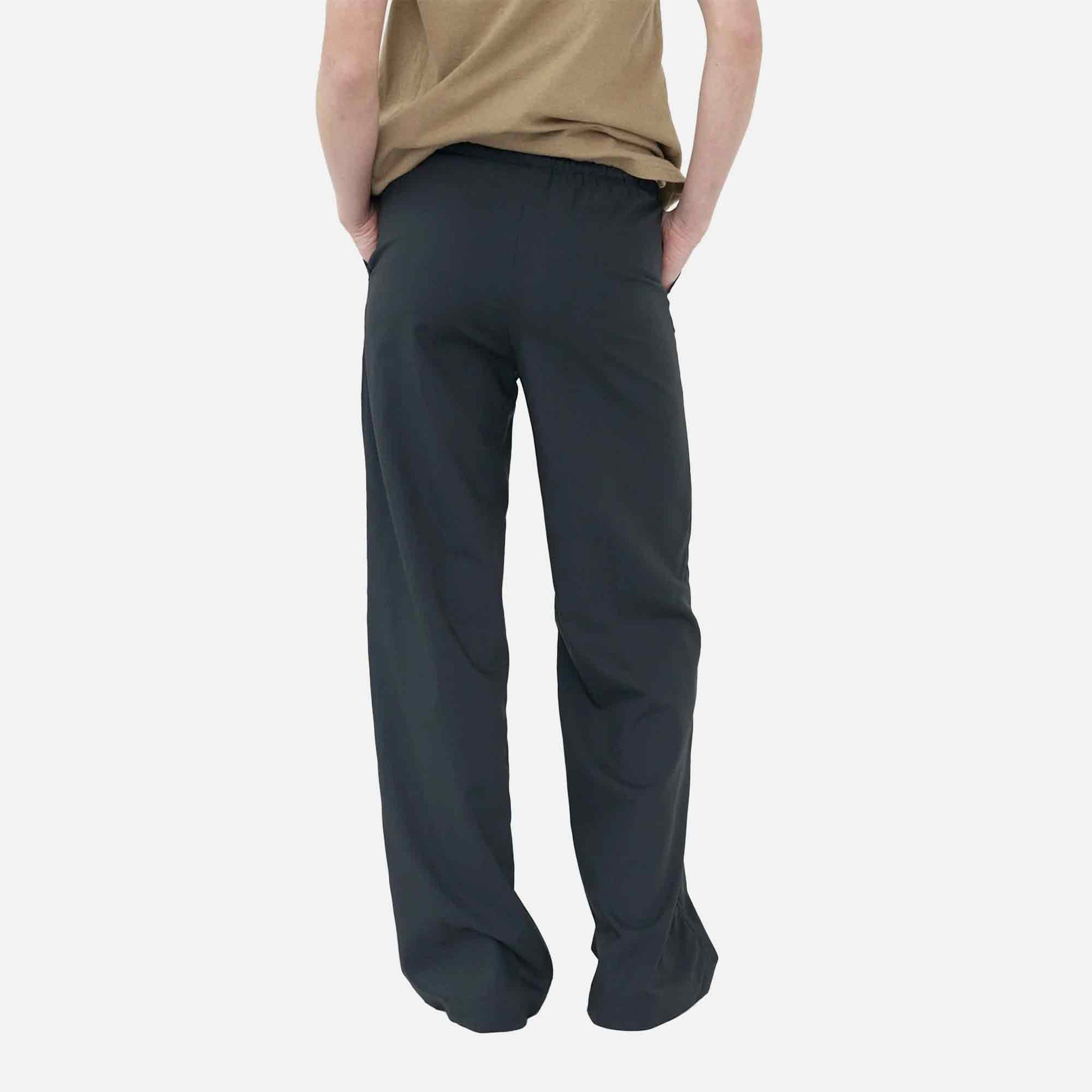 Tropical Wool Tracksuit Pants Navy