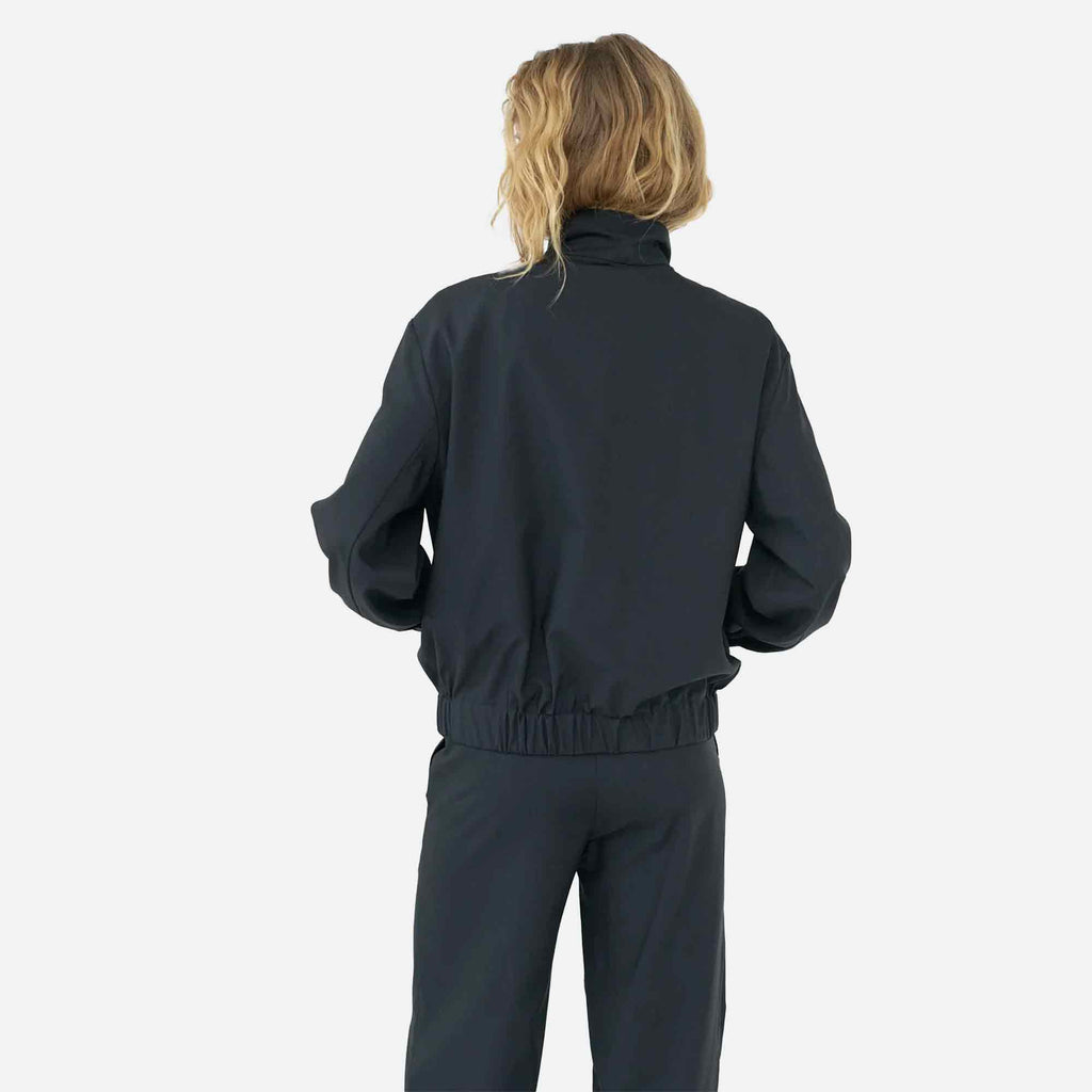 Tropical Wool Tracksuit Top Navy