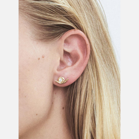 Twiggy Diamond Earring Gold