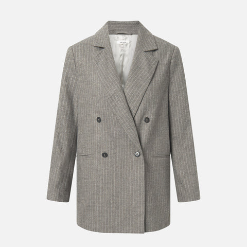 Tyler Blazer Multi Grey Stripe