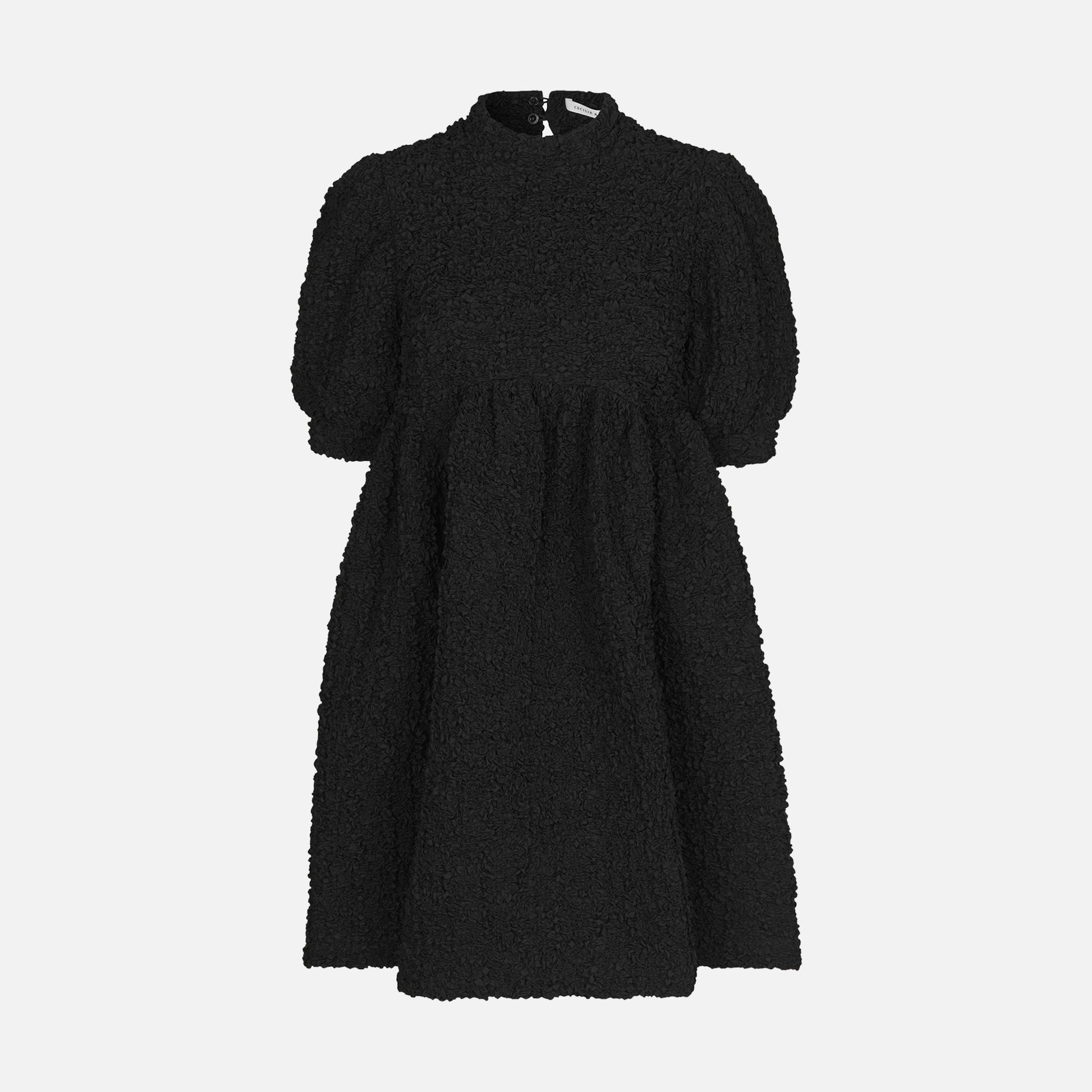 Uma Dress Smock Black