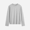 Unisex Long-Sleeved T-Shirt Grey Melange