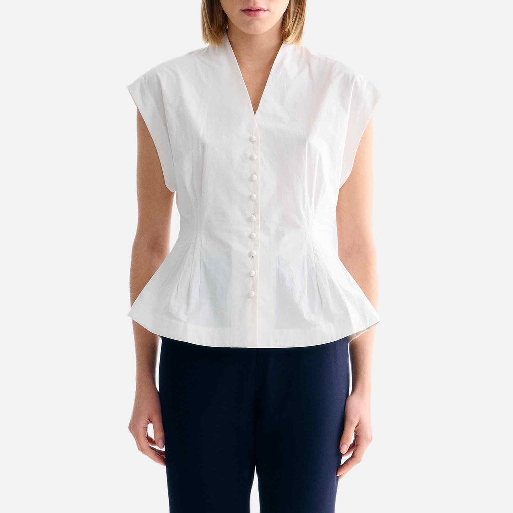 Vada Blouse Egret