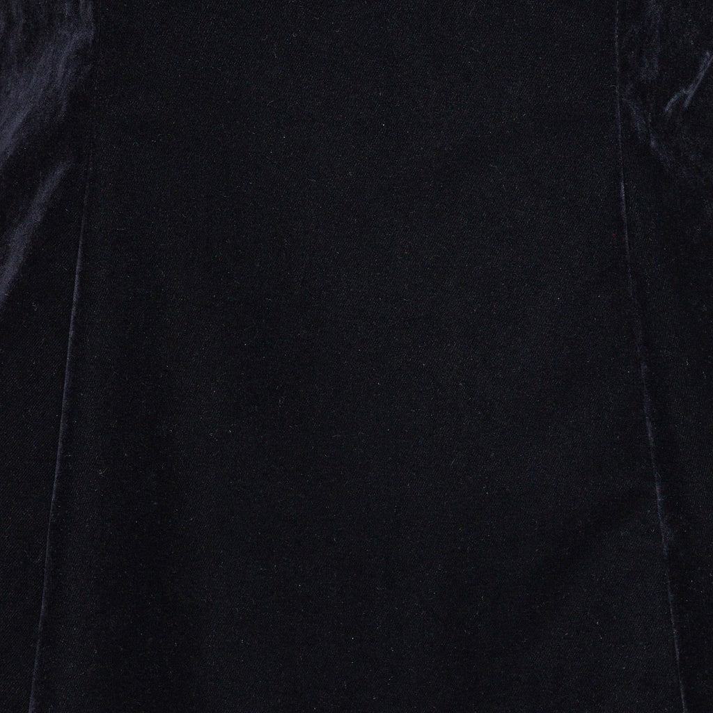 Velvet Mini Strap Dress Graphite