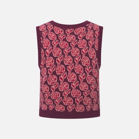 Cambridge Vest Rose Red