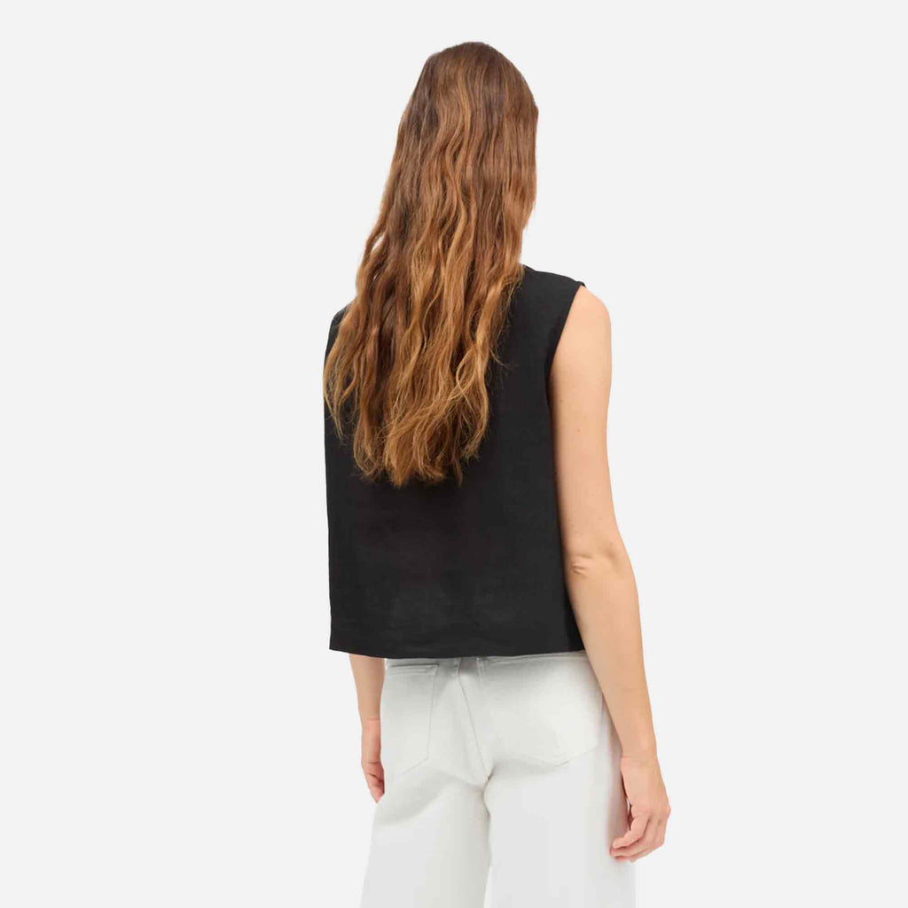 Vetiver Top Black