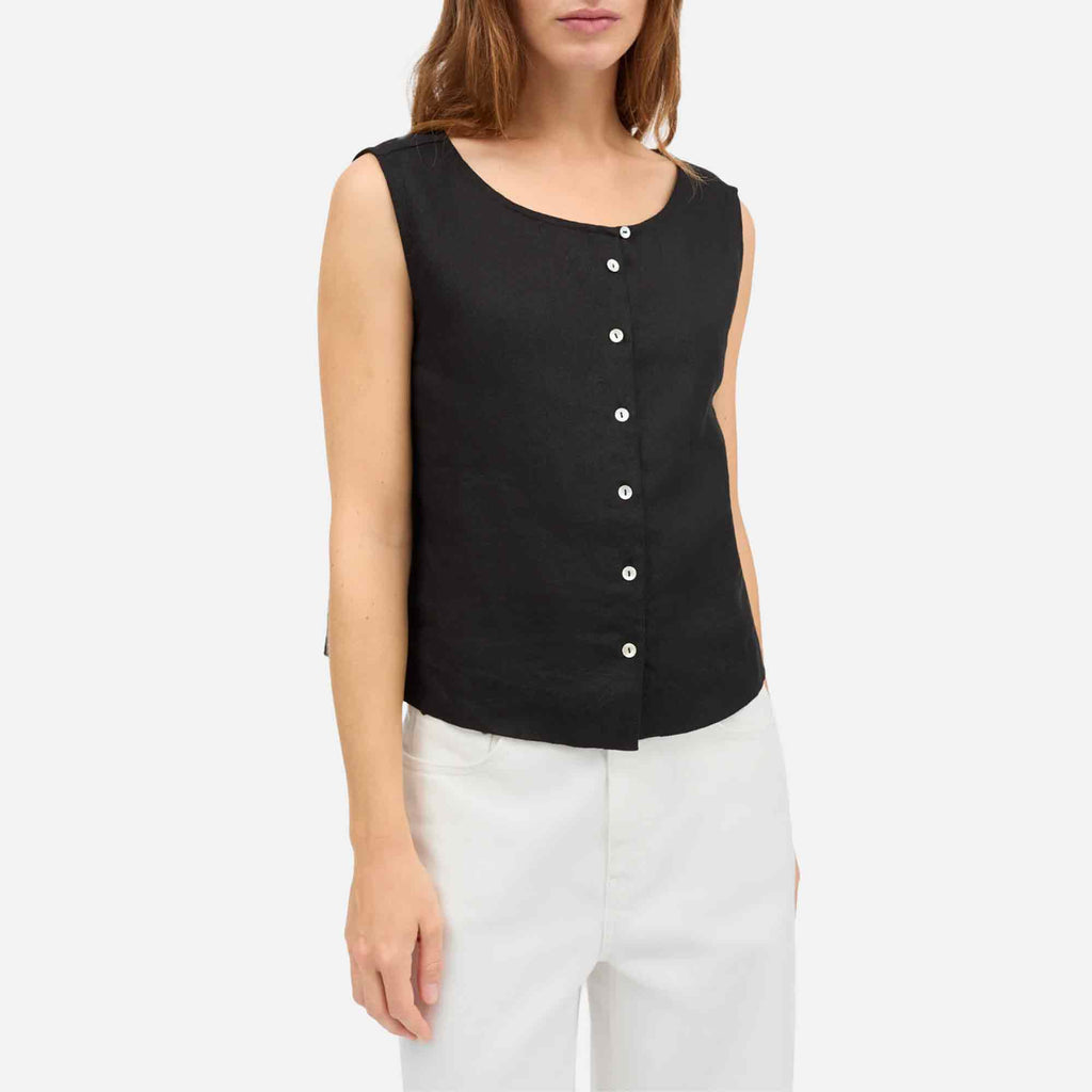 Vetiver Top Black
