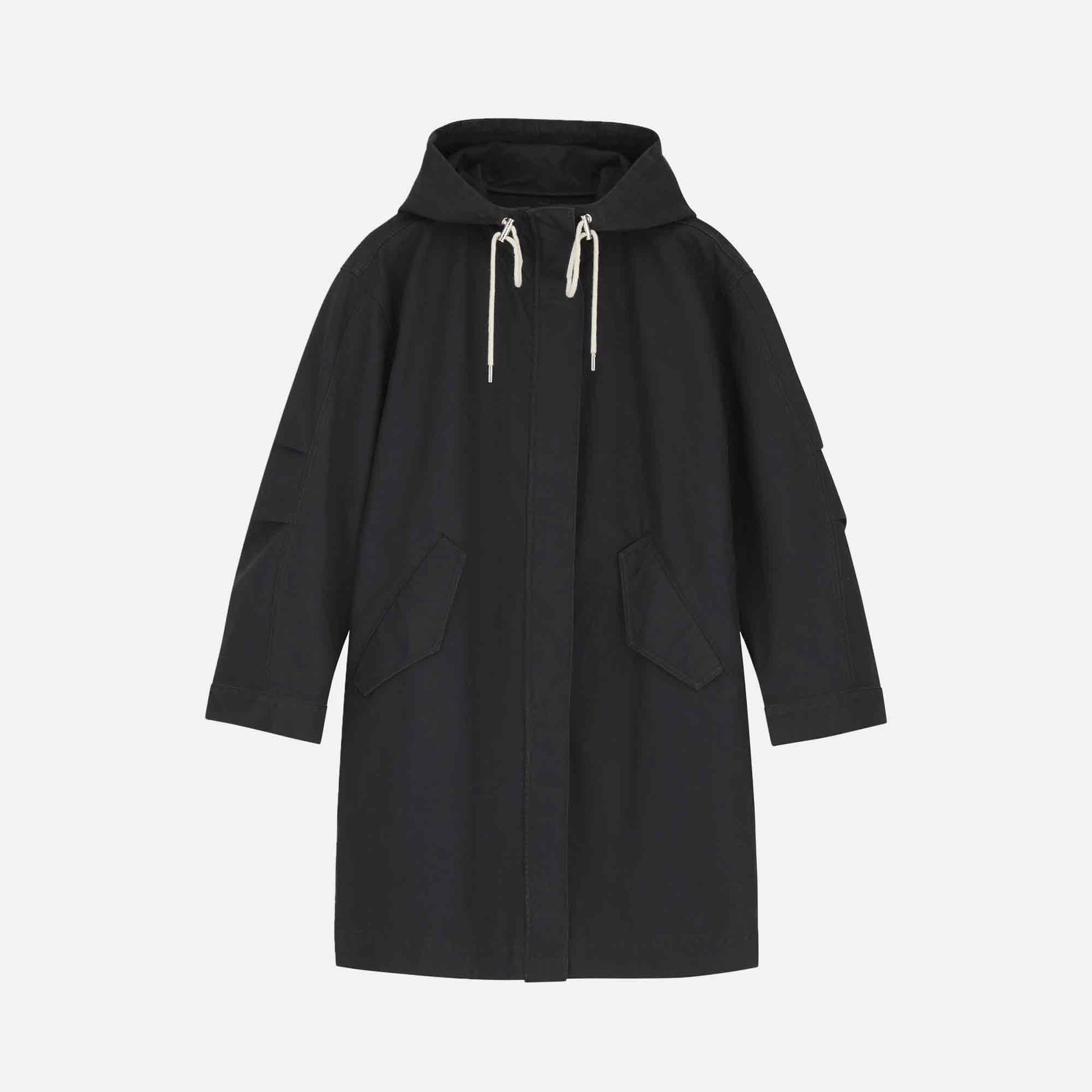 Village Parker Coat Black