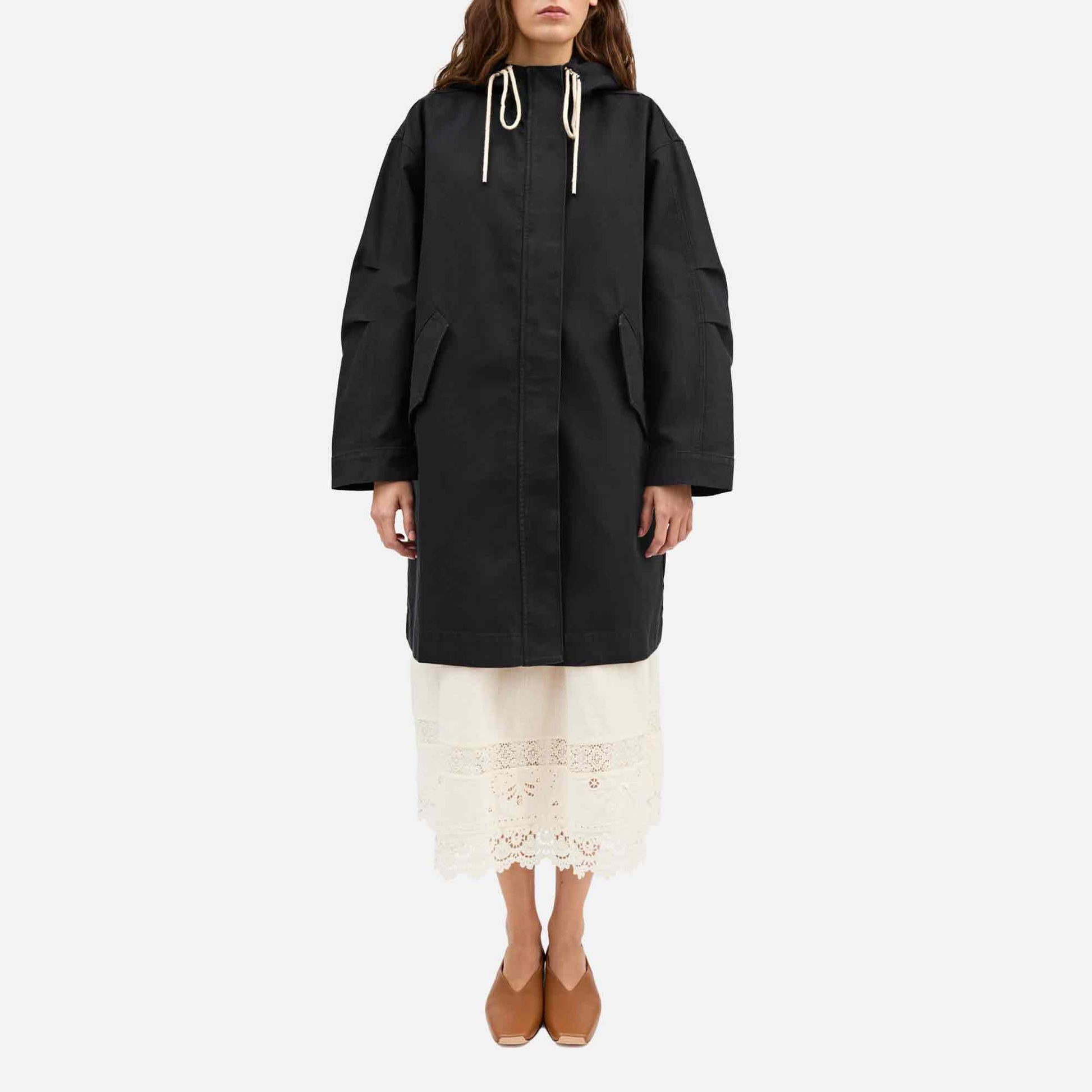 Village Parker Coat Black
