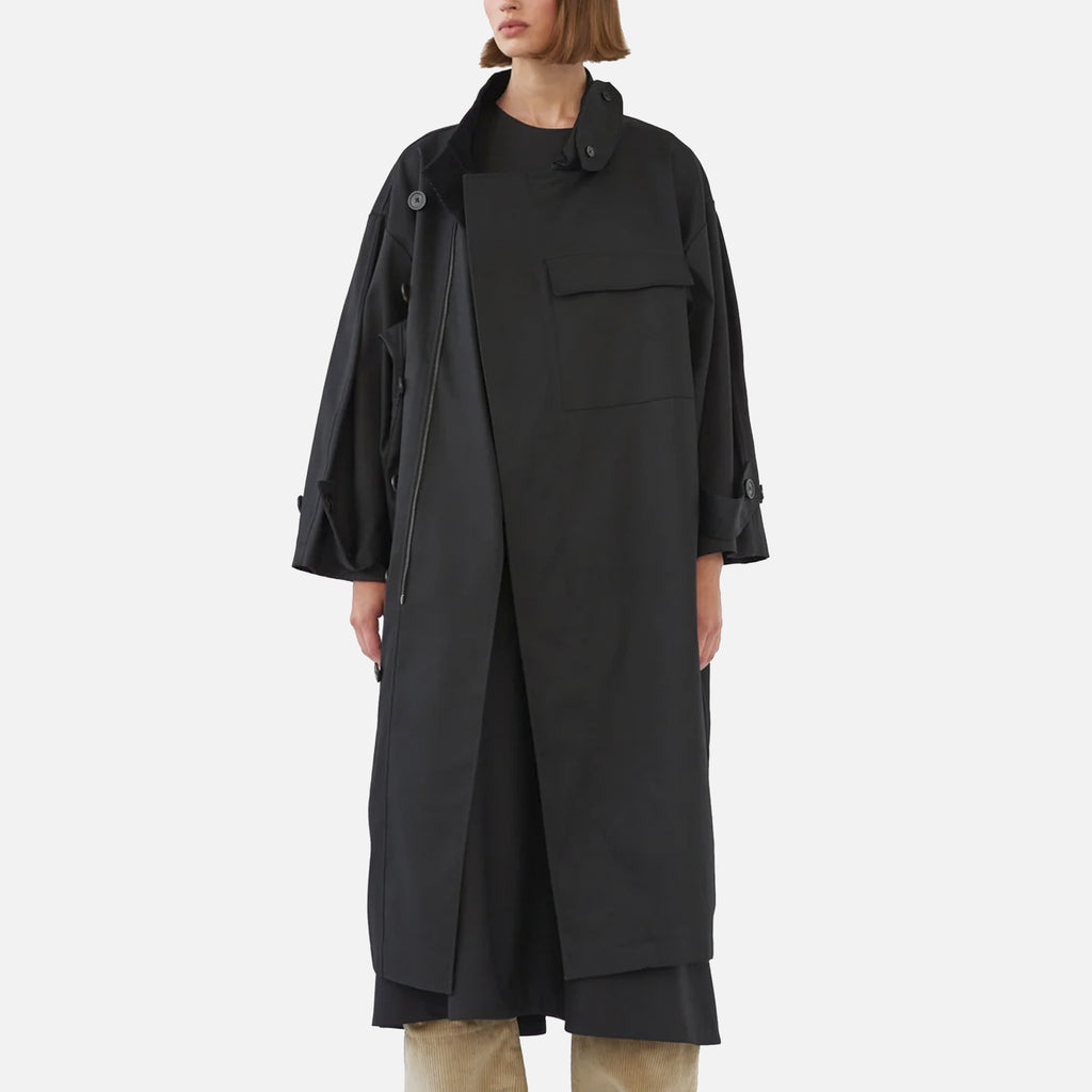 Water Resistant Coat Black