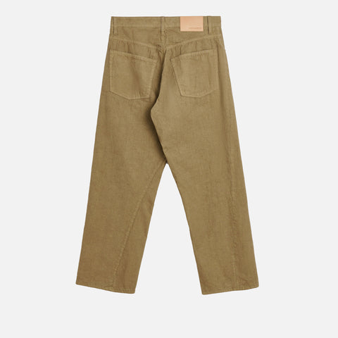 Wide Twist Jeans Light Brown