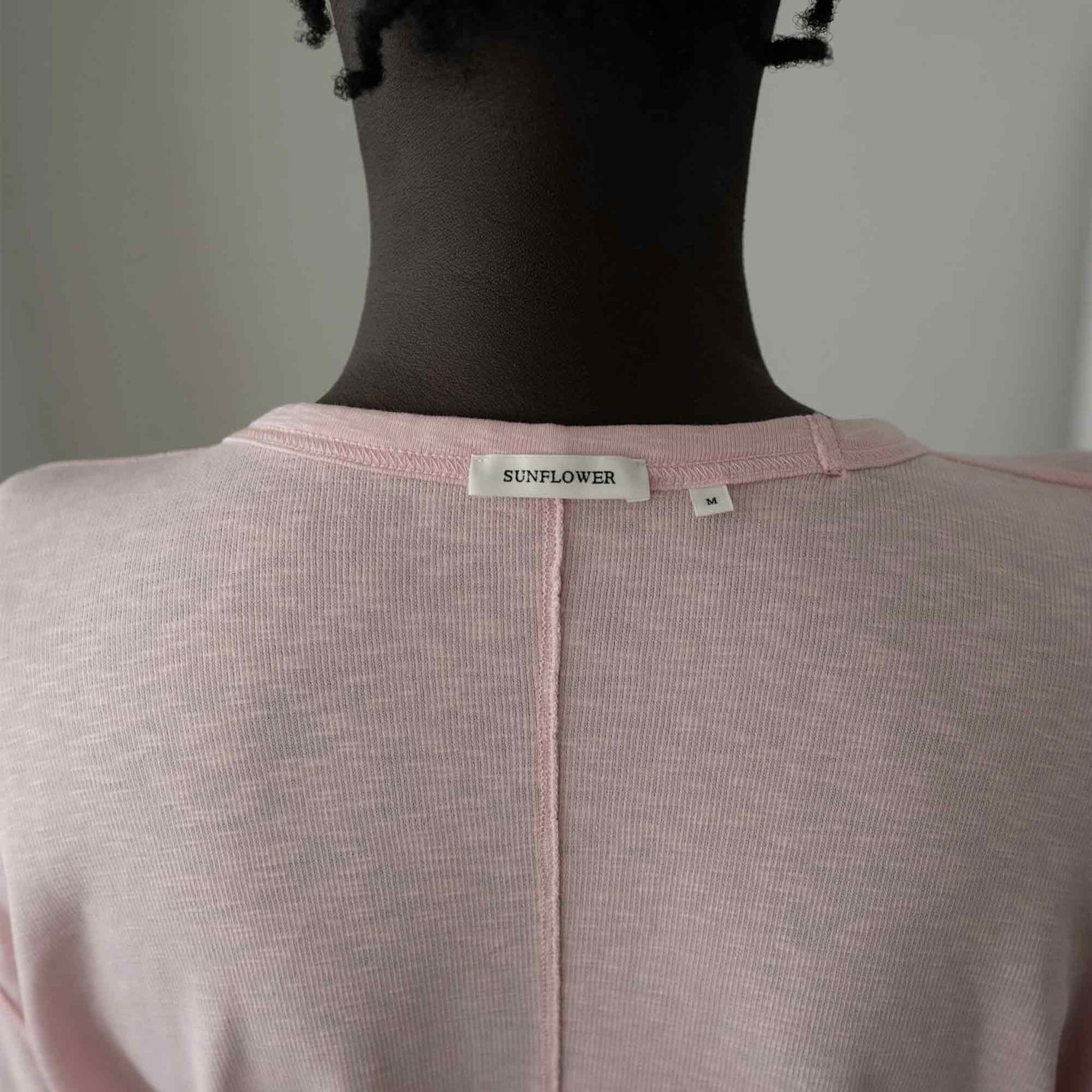 Waffle Tee Pink