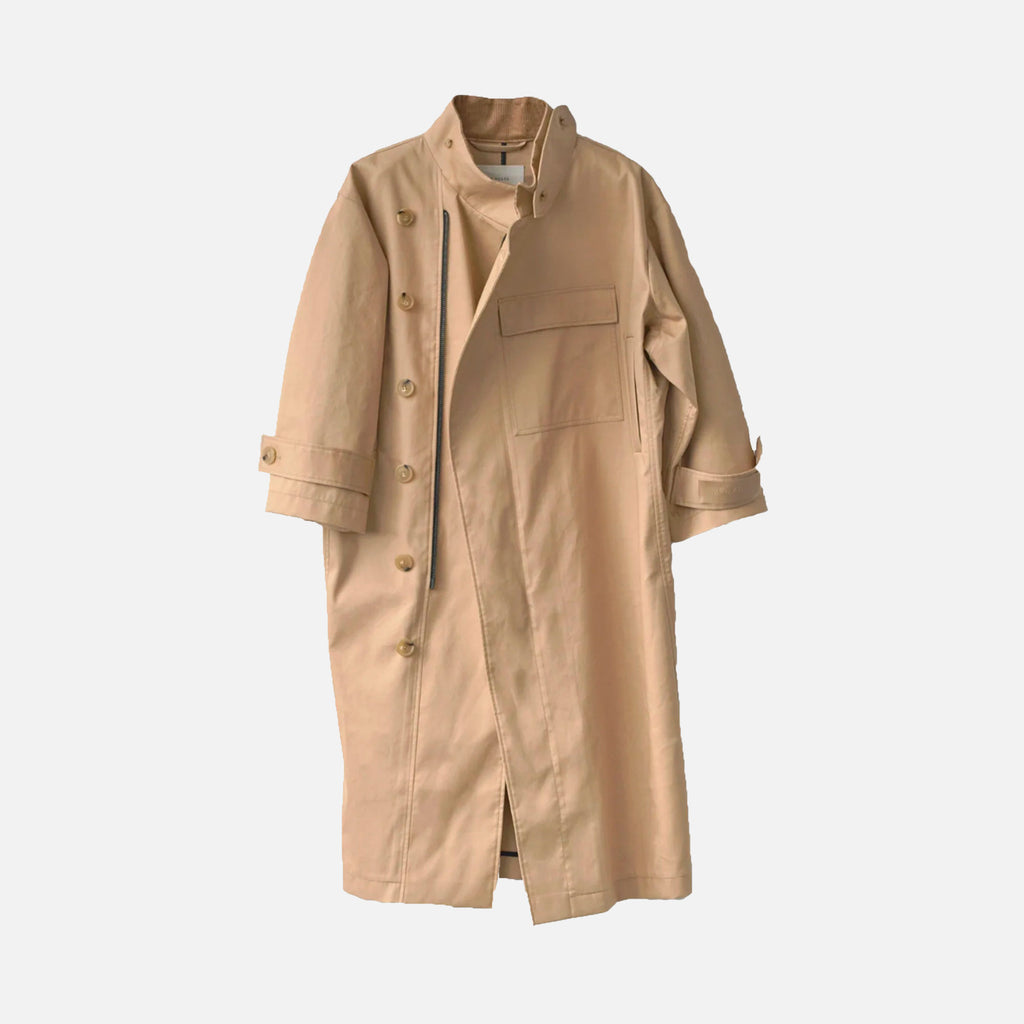 Water Resistant Coat Beige