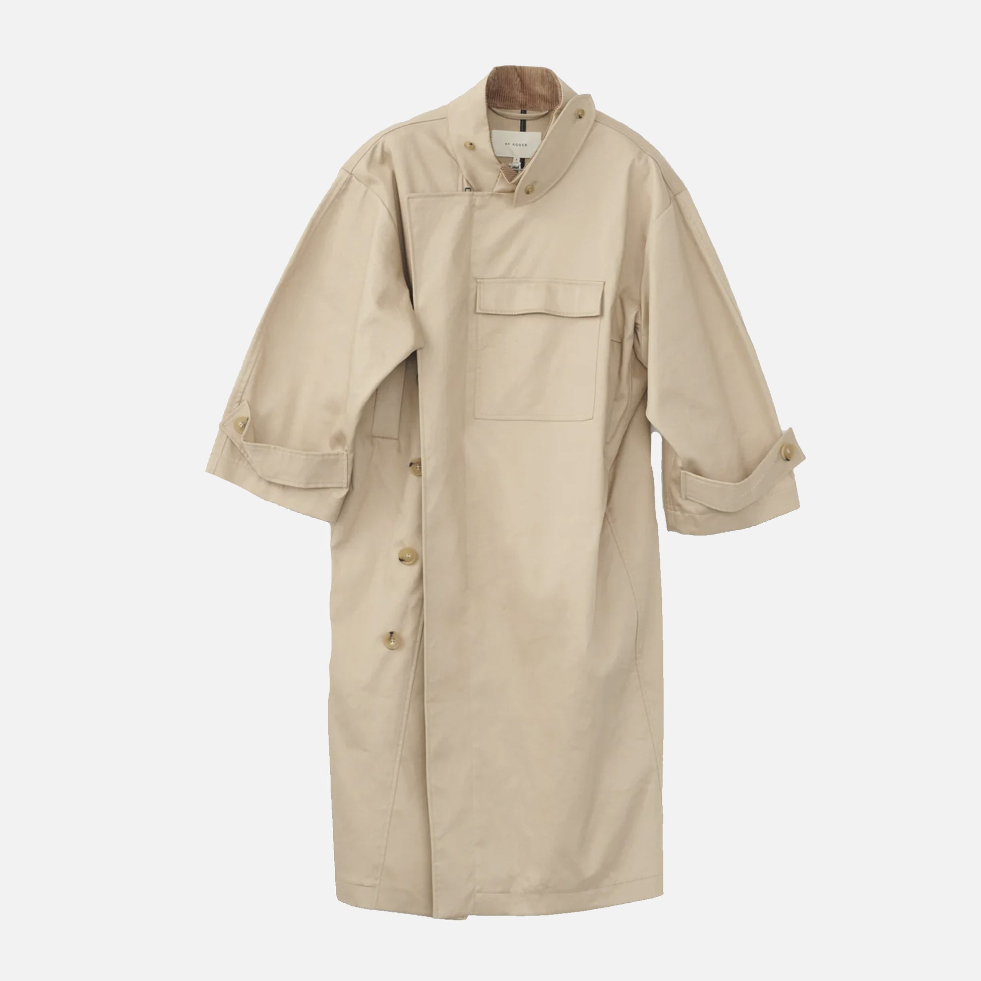 Water Resistant Coat Cool Beige