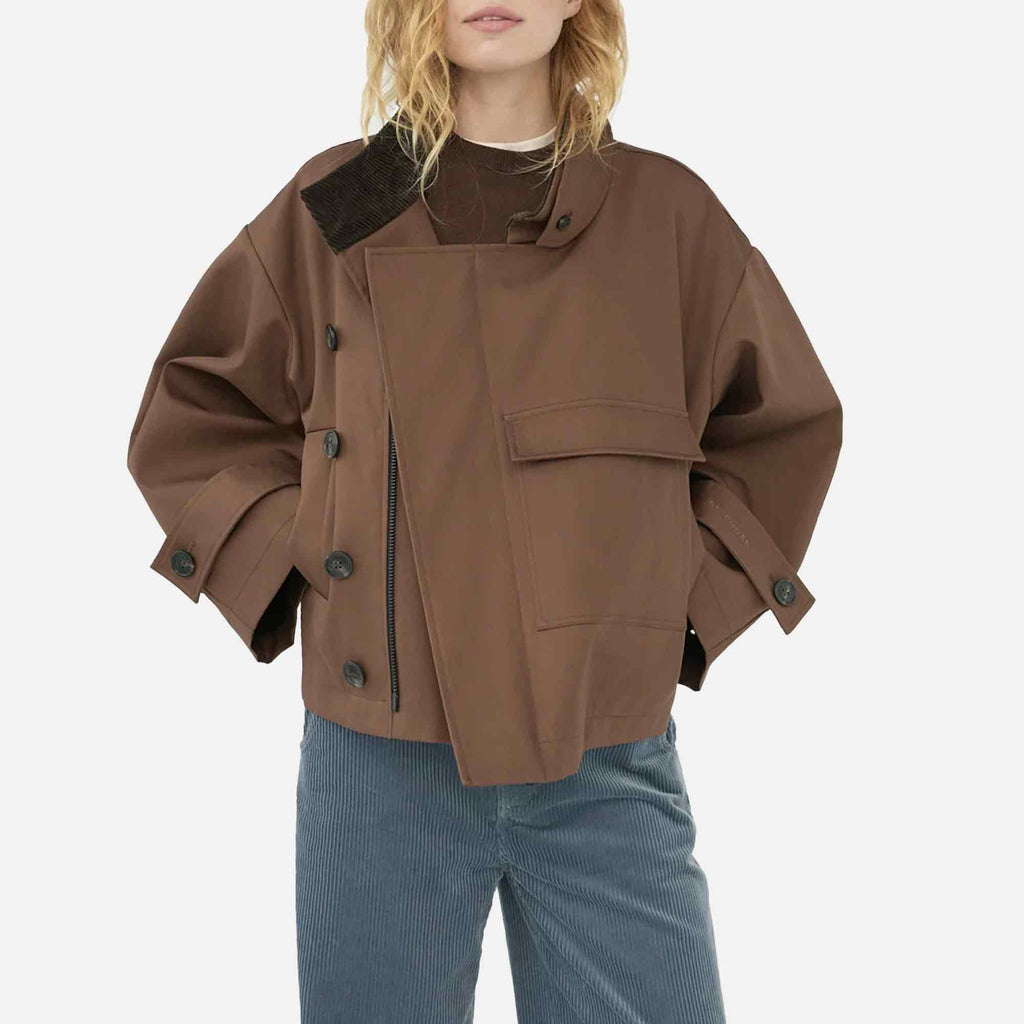 Water Resistant Jacket Dusty Brown