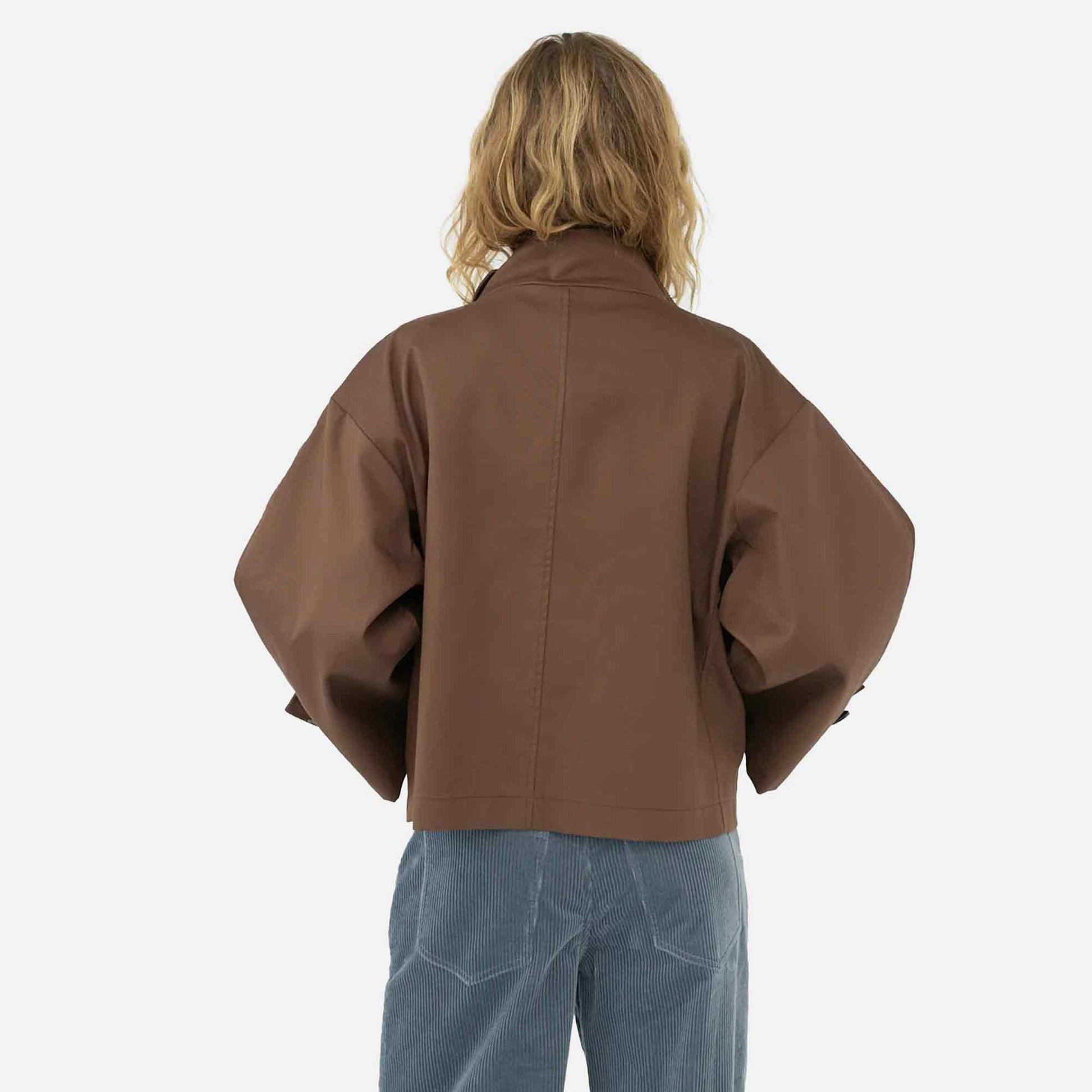 Water Resistant Jacket Dusty Brown