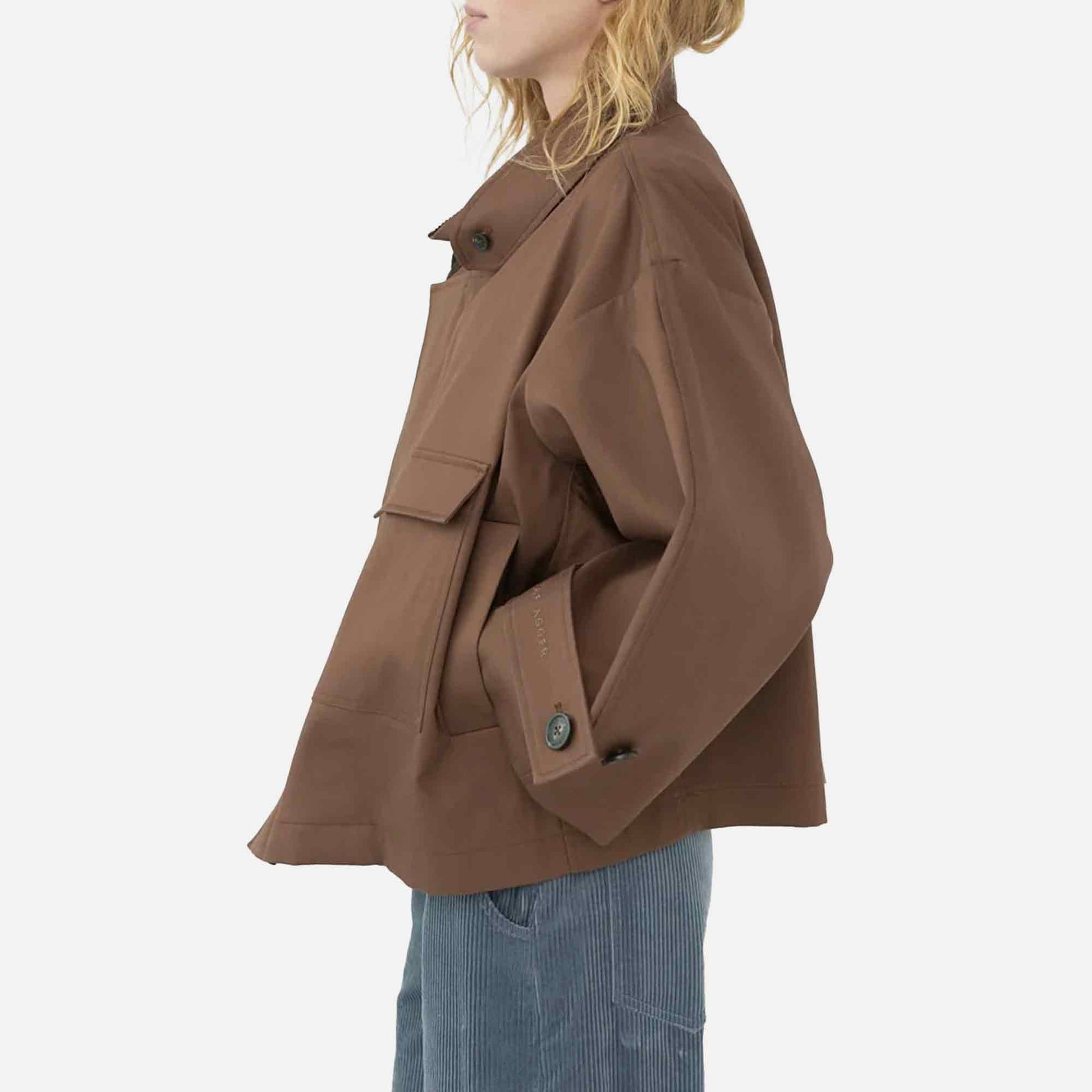 Water Resistant Jacket Dusty Brown