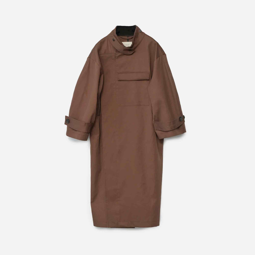 Water Resistant Coat Dusty Brown