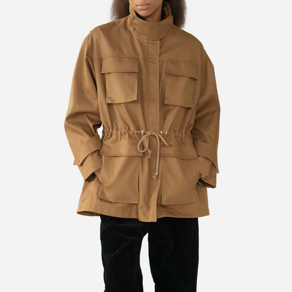 Water Resistant Parka Tobacco