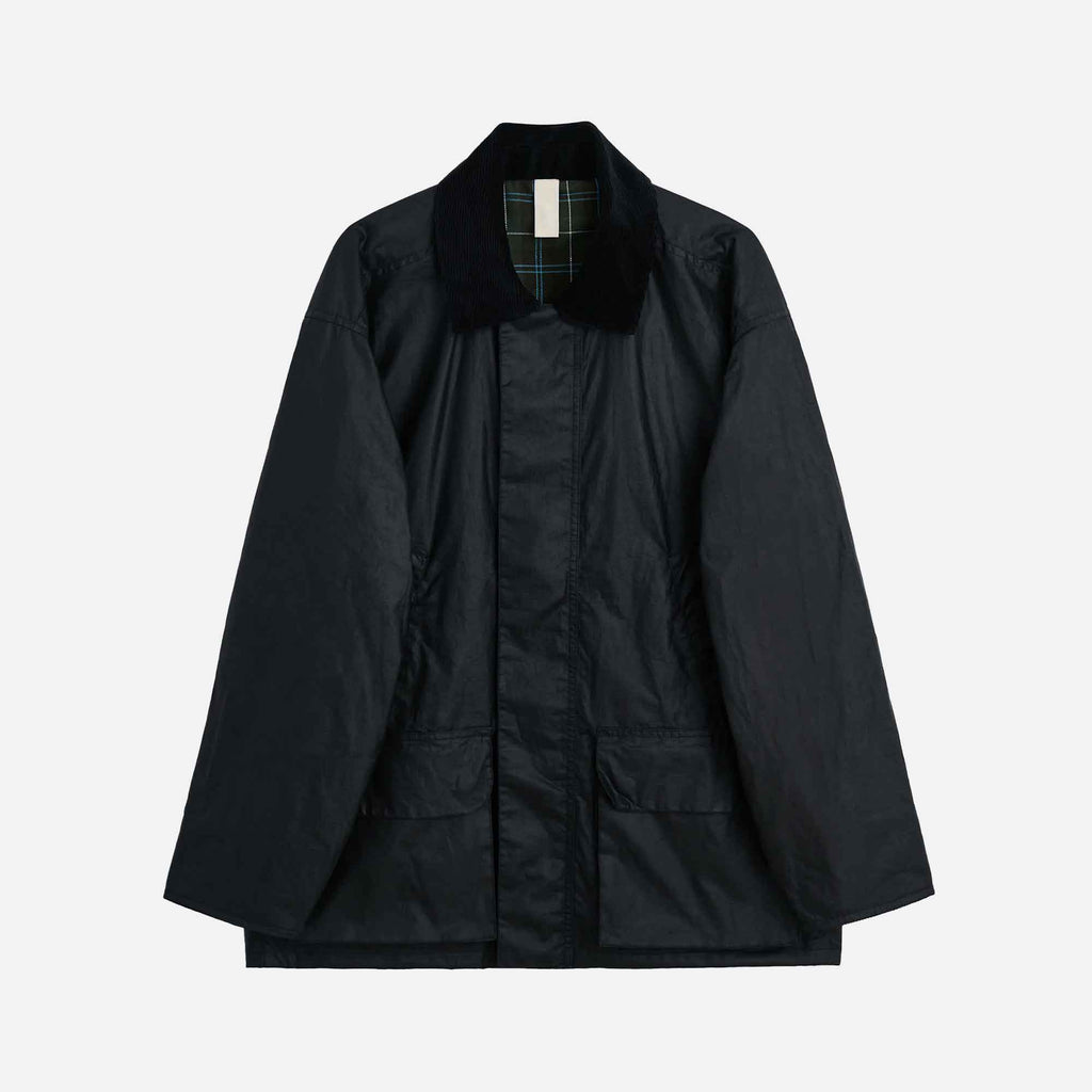 Waxed Ripstop Leisure Jacket Black