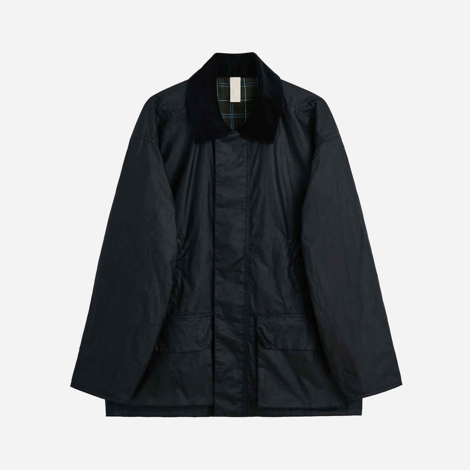 Waxed Ripstop Leisure Jacket Black