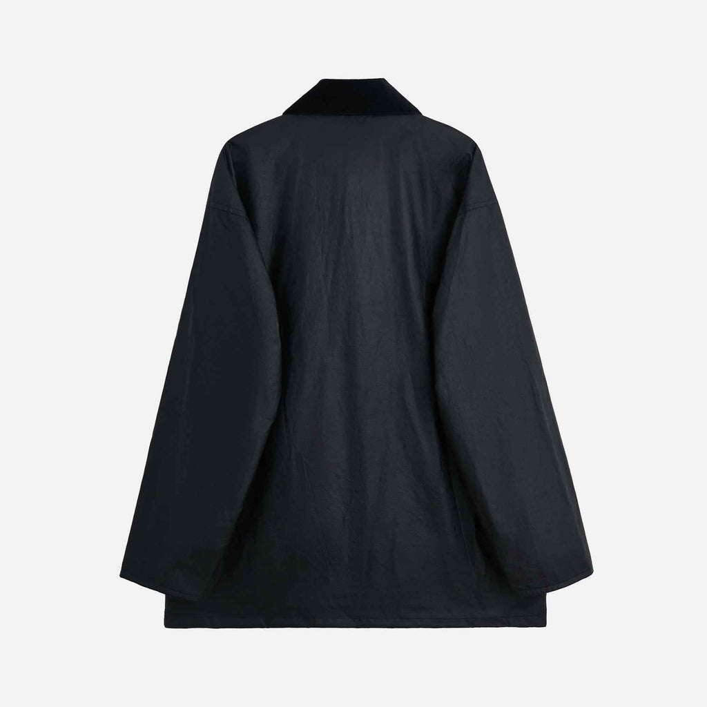 Waxed Ripstop Leisure Jacket Black