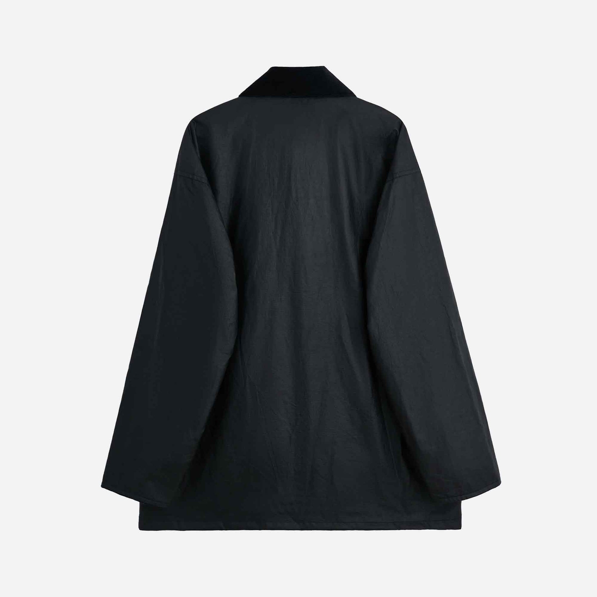 Waxed Ripstop Leisure Jacket Black