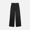 Wide Leg Denim Faded Black