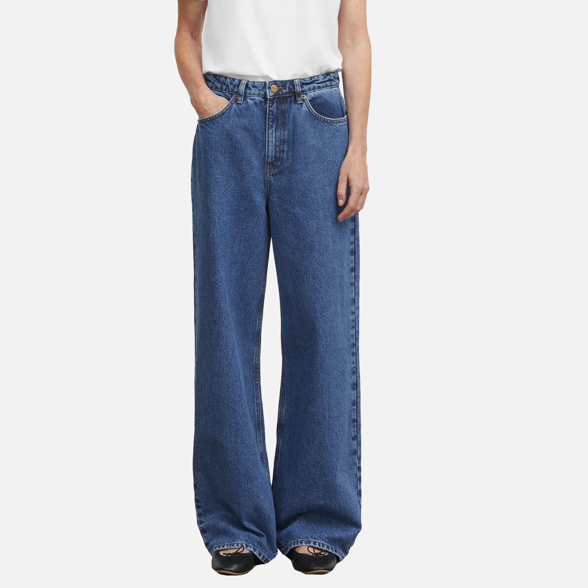 Willow Jeans Mid Blue Denim